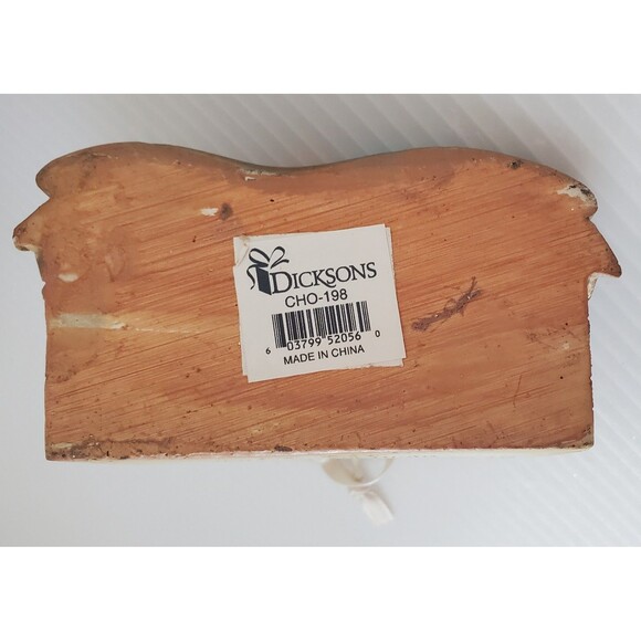 Dicksons Baby Jesus Manger Nativity Christmas Ornament VTG 2 Cor 8:9 Religious - Picture 6 of 8